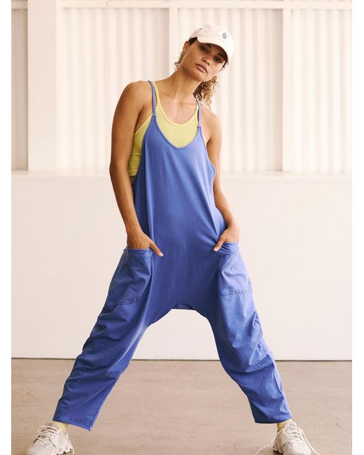 Free People Hot Shot Onesie in Electric Cobalt (Blue) | Lyst