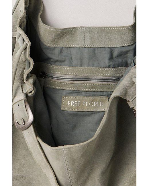 Free People Green Serena Cinched Shoulder Bag