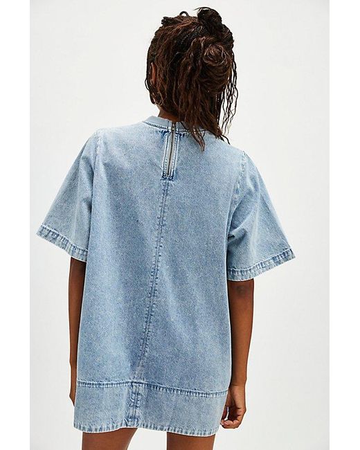 Free People Gray Harlow Mini Dress