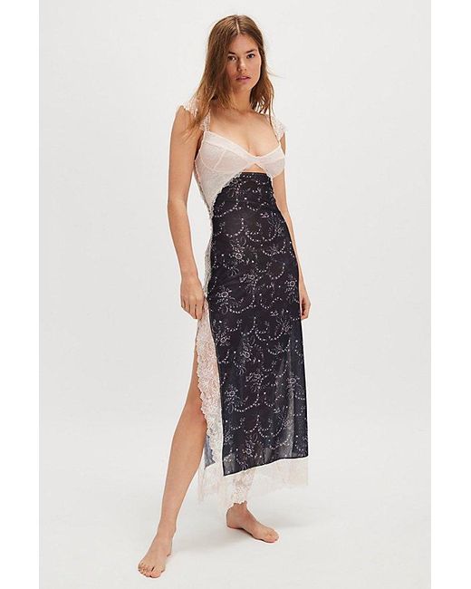 Intimately By Free People Multicolor Suddenly Fine Maxi Slip