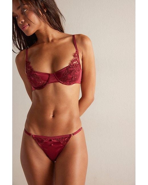 KAT THE LABEL Red Dylan Thong