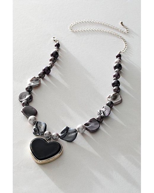 Free People Shuggie Necklace At In Black