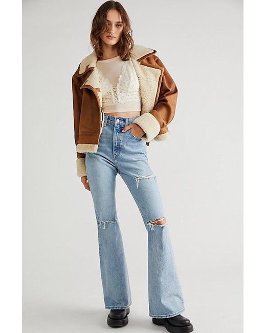 Levi's Blue 70'S High-Rise Flare Jeans