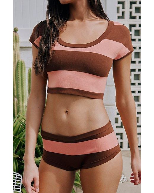 Tropic of C Black Ballet Bikini Bottoms