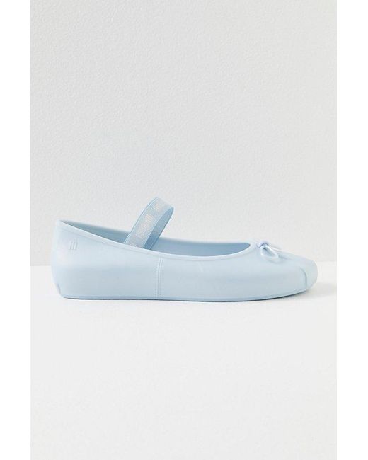 Melissa Sophie Ballet Flats At Free People In Pearly Blue, Size: Us 6