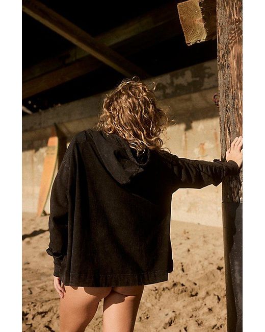 Fp Movement Black Hot Shot Hooded Layer