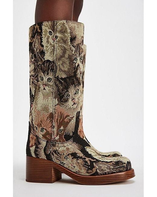 Jeffrey Campbell Black Whimsy Pull-On Boots