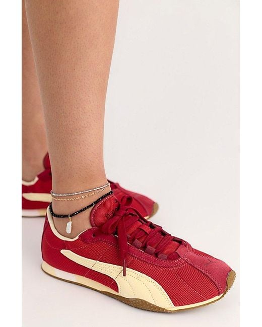 PUMA Red H-Street Elastic Sneakers