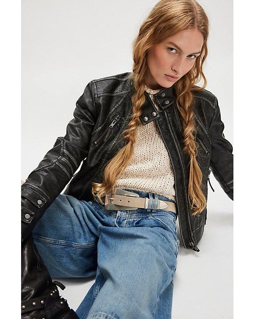 Free People Natural Patcha Suede Belt