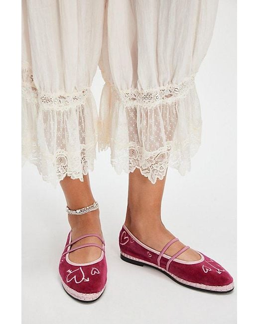 Flabelus White X Intimately Fp Mary Janes