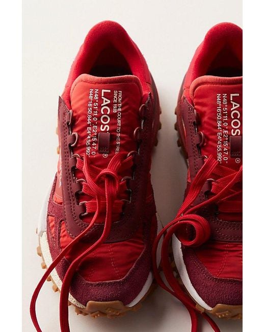 Lacoste Red Elite Active Sneakers