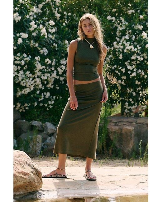 Free People Green Good Feels Set