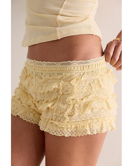 Intimately By Free People Natural Just A Crush Shorties By