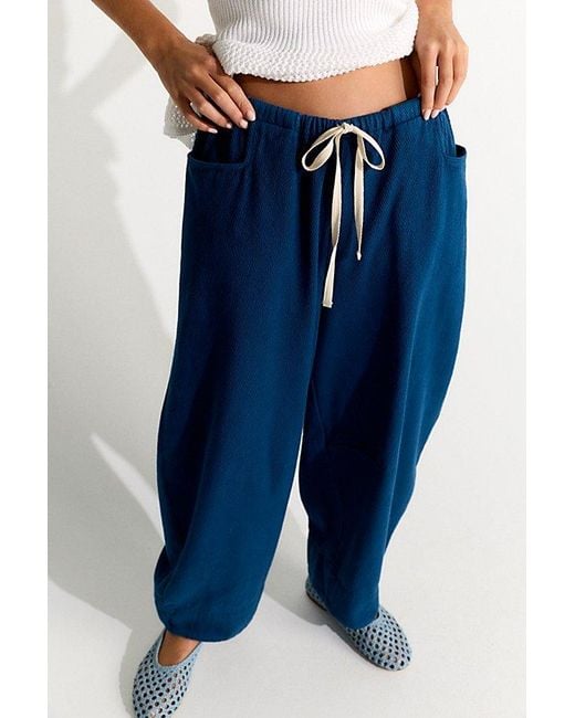 free-est Blue Beach Ease Pants By