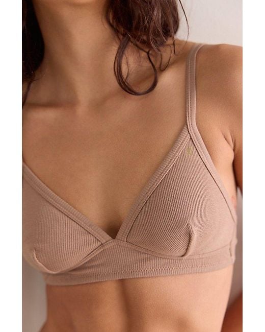 Nudea Brown The Organic Cotton Easy Does It Bralette