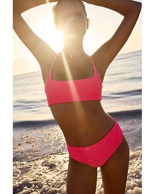 Aila Blue Red Alice Bikini Top