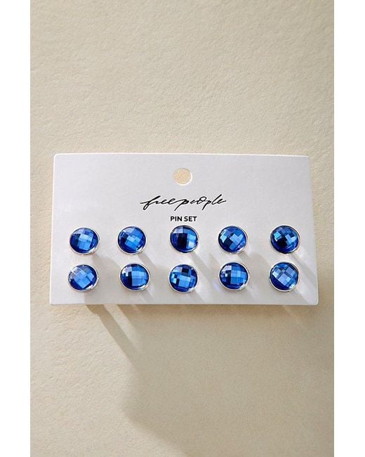 Free People Blue Stunner Stud Pack