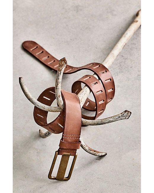 Free People Brown Jona Xtra Long Belt