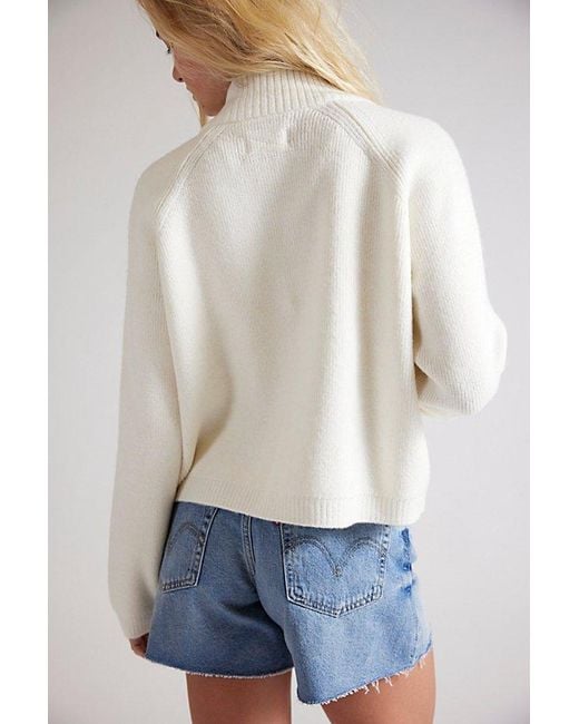 Free People Natural On It Zip-Up Cardigan