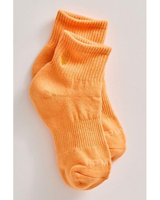 Fp Movement Orange Old Faithful Solid Socks