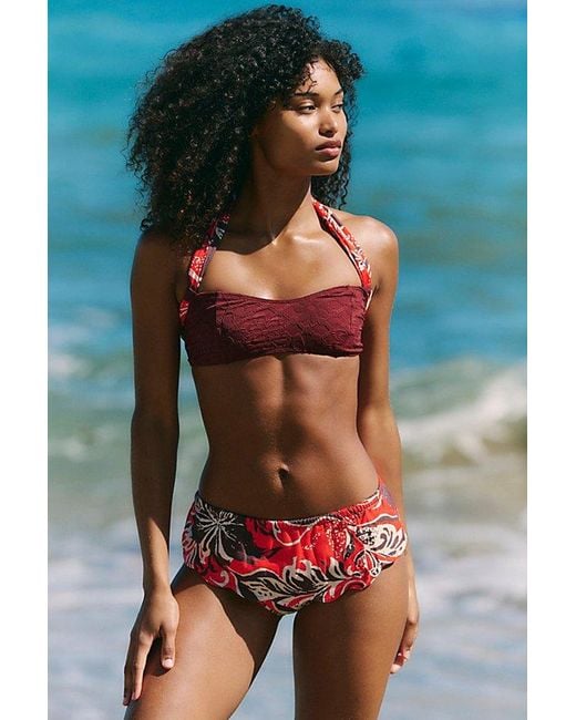 free-est Blue Tilly Skort Bikini Bottoms