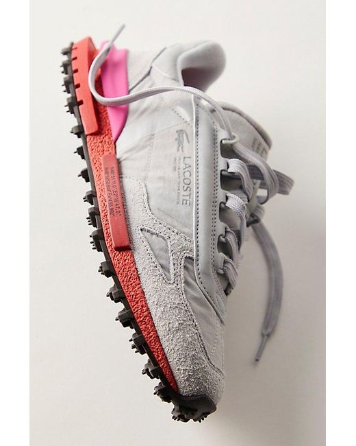 Lacoste Gray Elite Active Sneakers