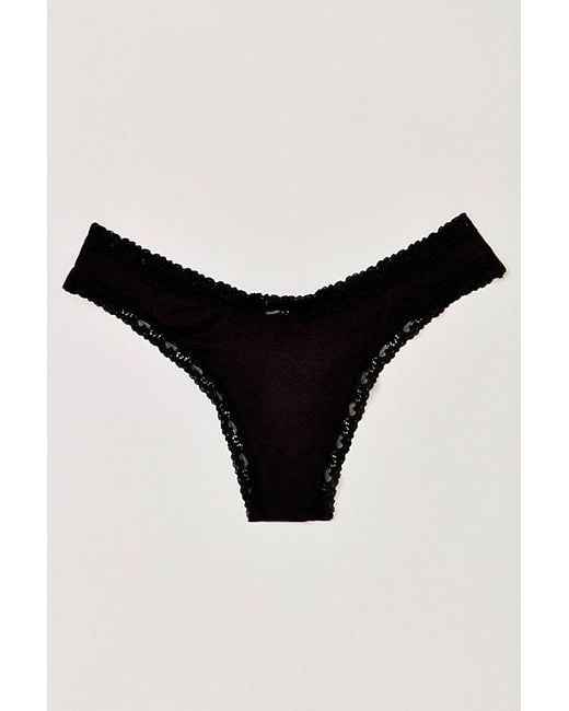 Stripe & Stare Brown Thong