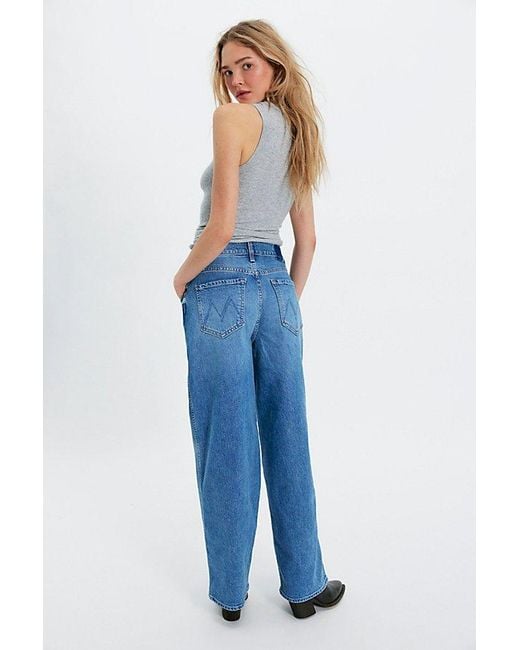 Mother Blue The Delinquent Button Nerdy Jeans