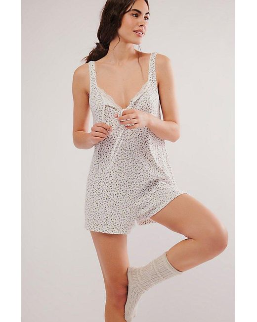 Intimately By Free People Multicolor Charlotte Romper