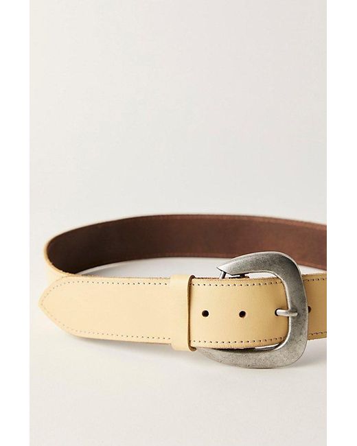 Free People Natural Charlie Leather Belt