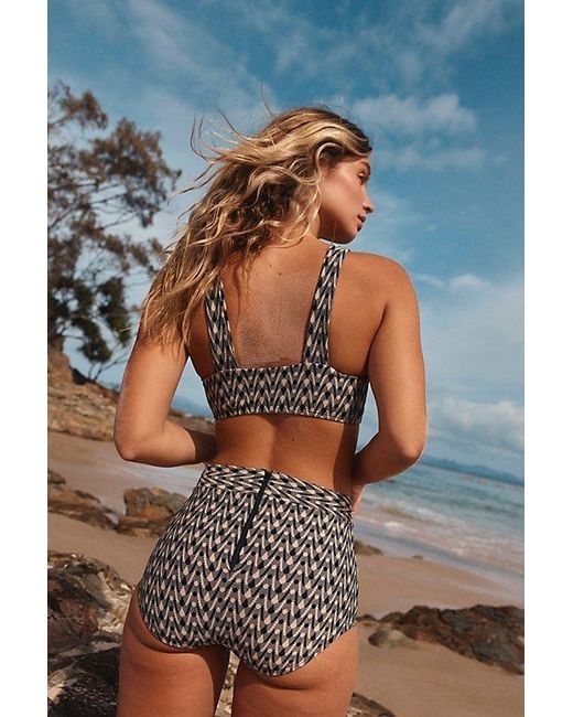 Seea Brown Georgia Surf Top