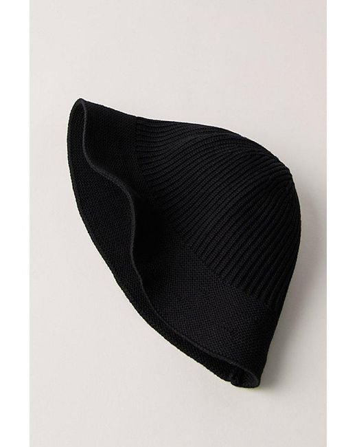 Free People Black Cherie Bucket Hat
