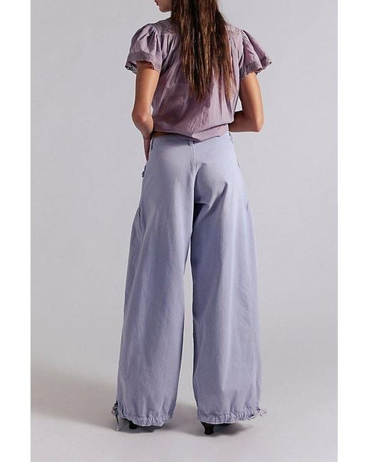 Free People Gray Lotus Balloon Jeans