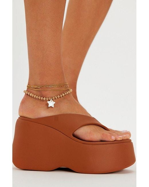 Melissa Brown Free Thong Wedges