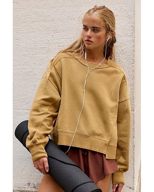 Fp Movement Brown Intercept Pullover