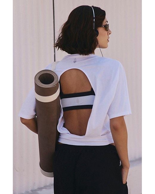 Fp Movement Black Accelerate Open-Back Tee
