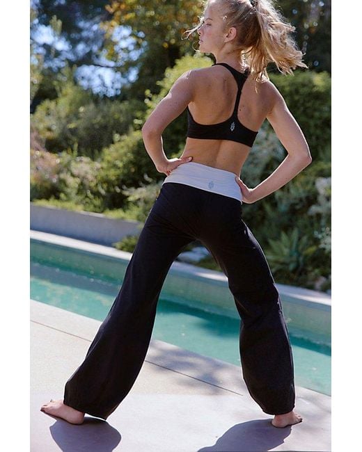 Fp Movement Green Quick Step Colorblock Bubble Pants