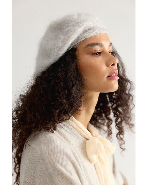 Free People Gray Chic Cashmere Beret