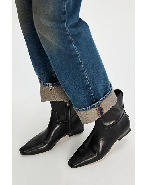 FP Vegan Collection Blue Easy Does It Vegan Ankle Boots Shoe By