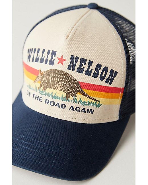 American Needle Blue Willie Nelson Trucker Hat