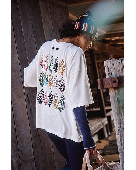 Fp Movement Multicolor Tackle Logo Tee
