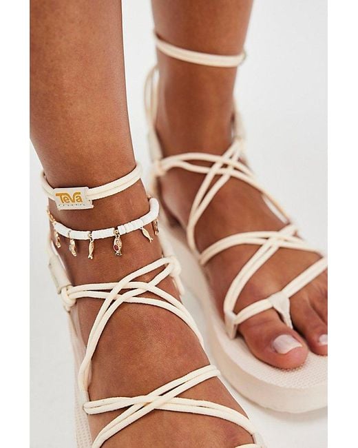 Teva White Midform Infinity Sandals