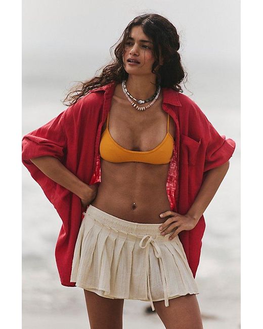 free-est Red Leonie Skort By