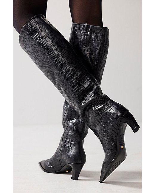 Vicenza Black Camila Tall Boots