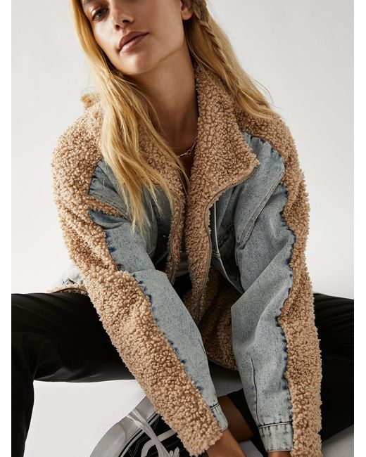 Free People Fuzzy Wuzzy Jacket Lyst Canada Free People Fuzzy Wuzzy Jacket Lyst Canada