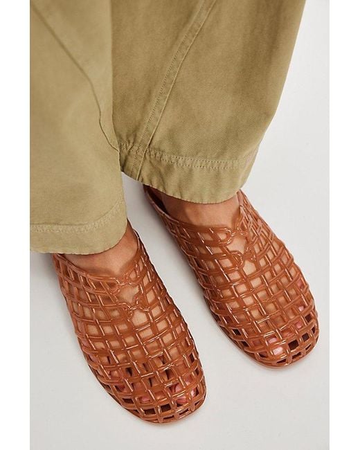 Jeffrey Campbell Natural Sea Glass Jelly Mules By