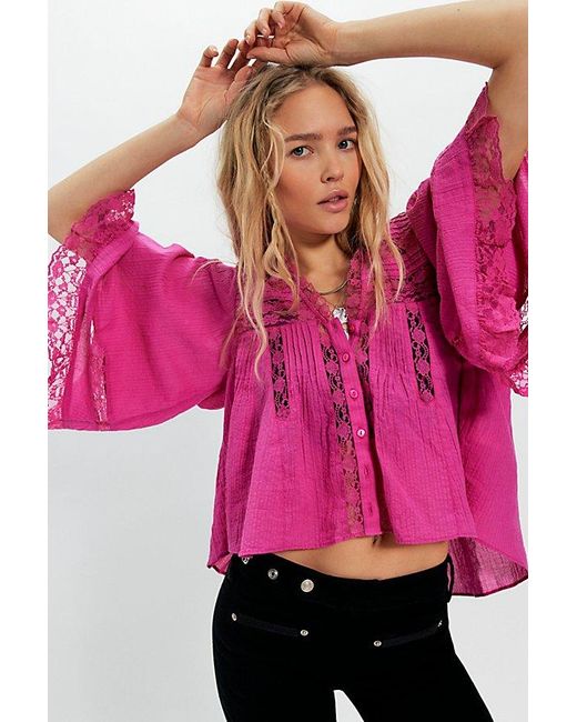 トップス andmary Fiona ruffle tops pink ANDMARY】Fiona ruffle tops