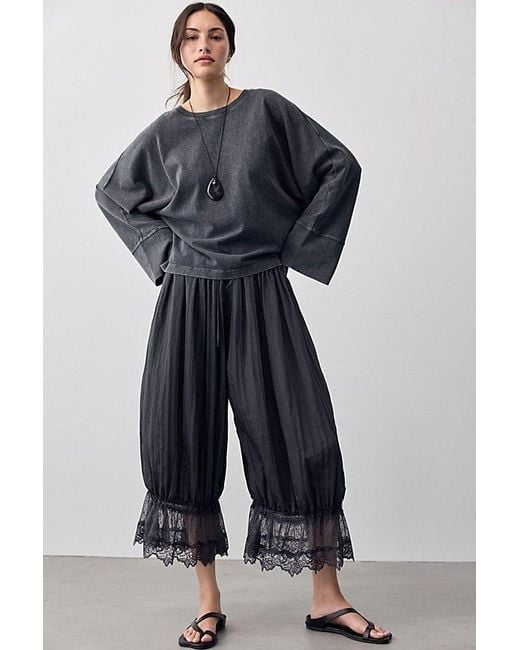 Free People Blue Atlas Dolman Long Sleeve Top