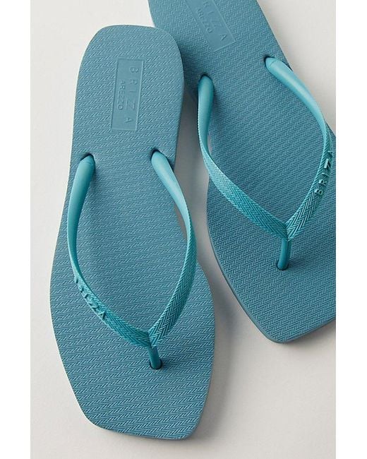 Brizza Arezzo Blue Going Coastal Flip Flops By