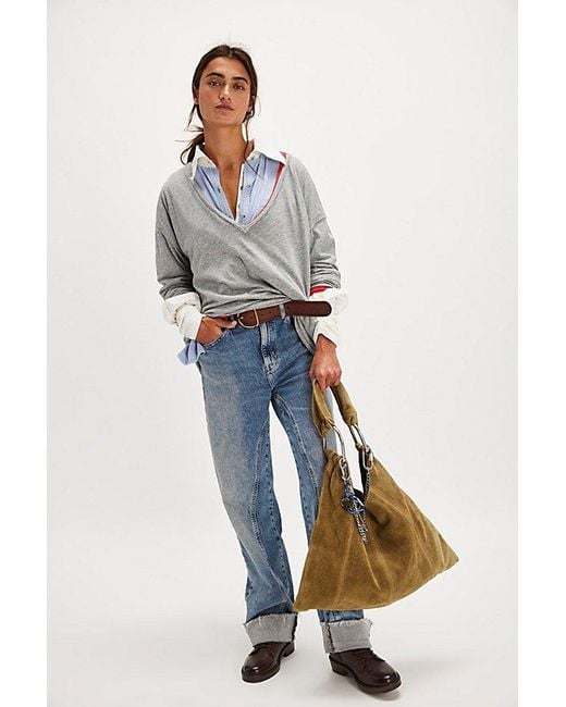 Free People◆Bobbi Slouch Suede Tote スエード チャーム Free People◇Bobbi Slouch Suede Tote スエード チャーム (Free